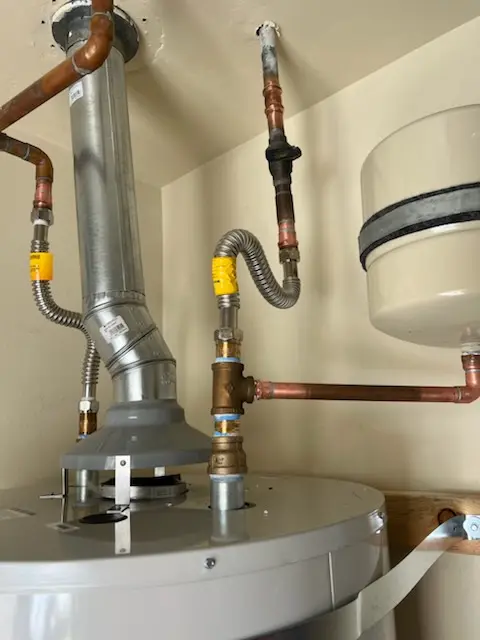 Water heater installation and plumbing repair in Pebble Creek
